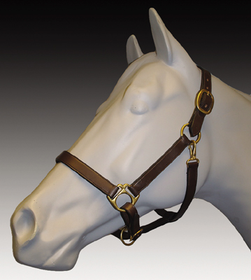 LEATHER HALTER - THOROUGHBRED BY TORY LEATHERJockey Tack